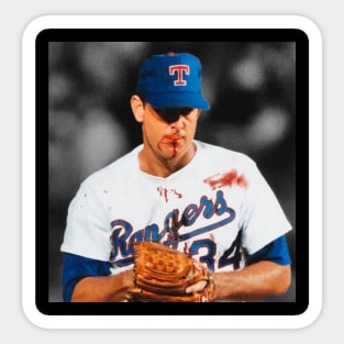 Nolan Ryan Bloody Lip Sticker